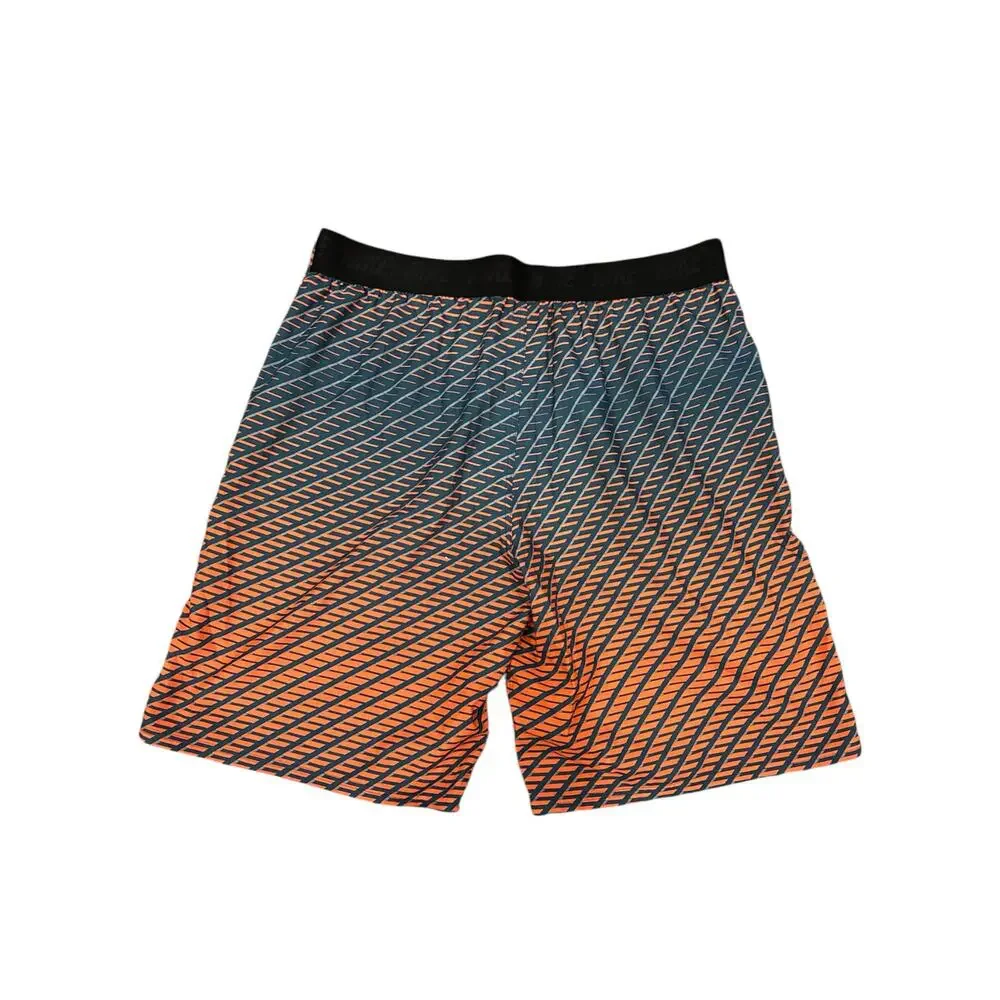 Nike swim board shorts swim trunks men’s xl orange and blue lined drawstring